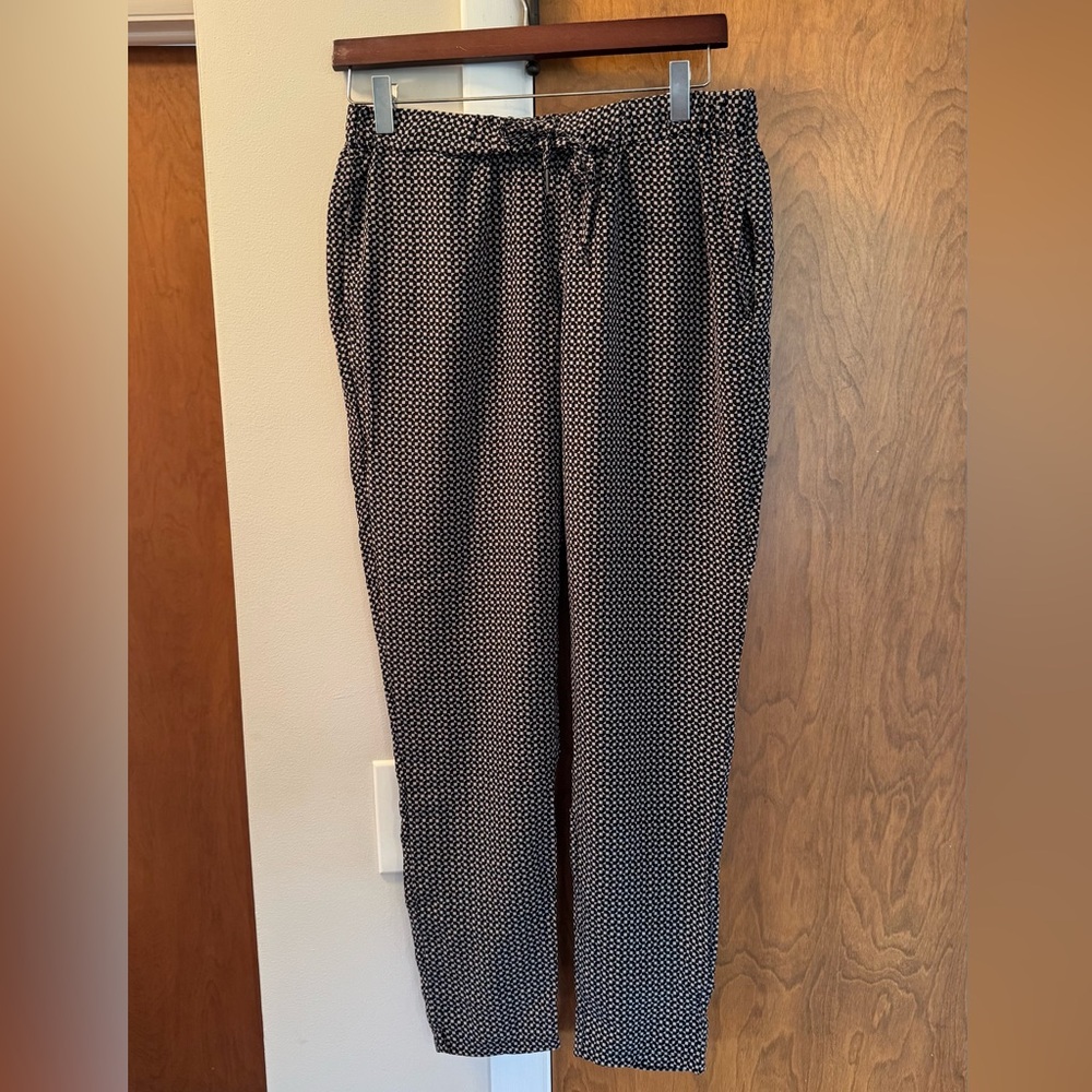 Black and White Patterned Pants